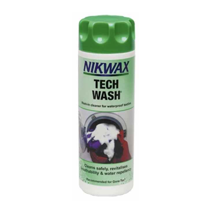 Tech Wash technisch textielwasmiddel - Nikwax - Koop wasmiddelen voor technische kleding.