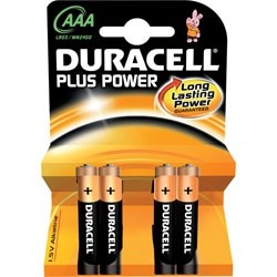 PILES DURACELL PLUS POWER AAA