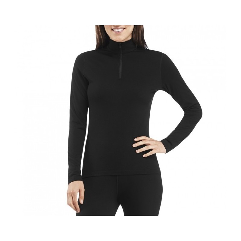 T-Shirt Merinowolle Frau Wmns Oasis LS 1/2 Zip - Icebreaker