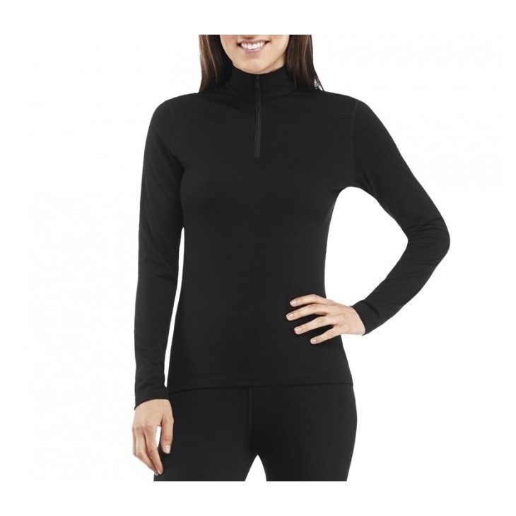 T-Shirt Merinowolle Frau Wmns Oasis LS 1/2 Zip - Icebreaker