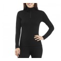 T-Shirt Merinowolle Frau Wmns Oasis LS 1/2 Zip - Icebreaker