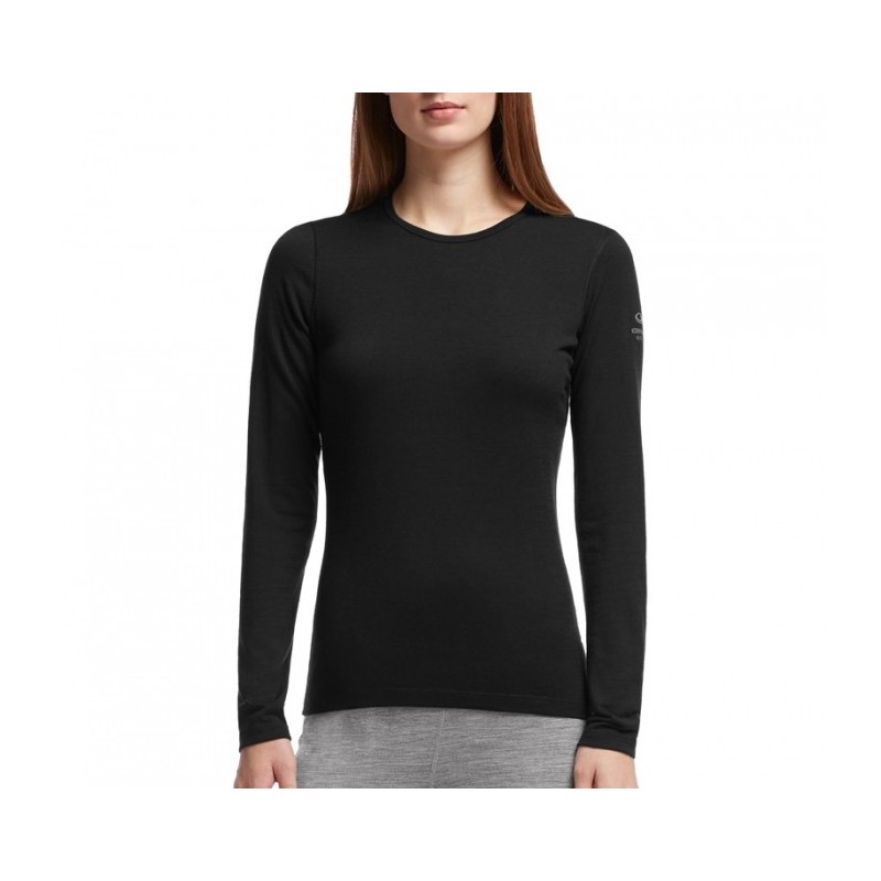 Dames-T-shirt 200 Oasis LS Crewe Merino Wol - Icebreaker