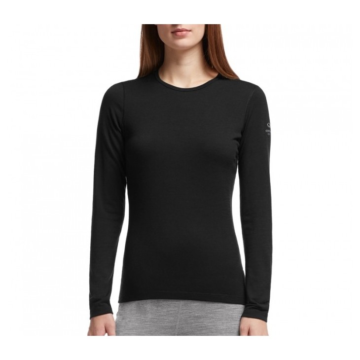 Dames-T-shirt 200 Oasis LS Crewe Merino Wol - Icebreaker
