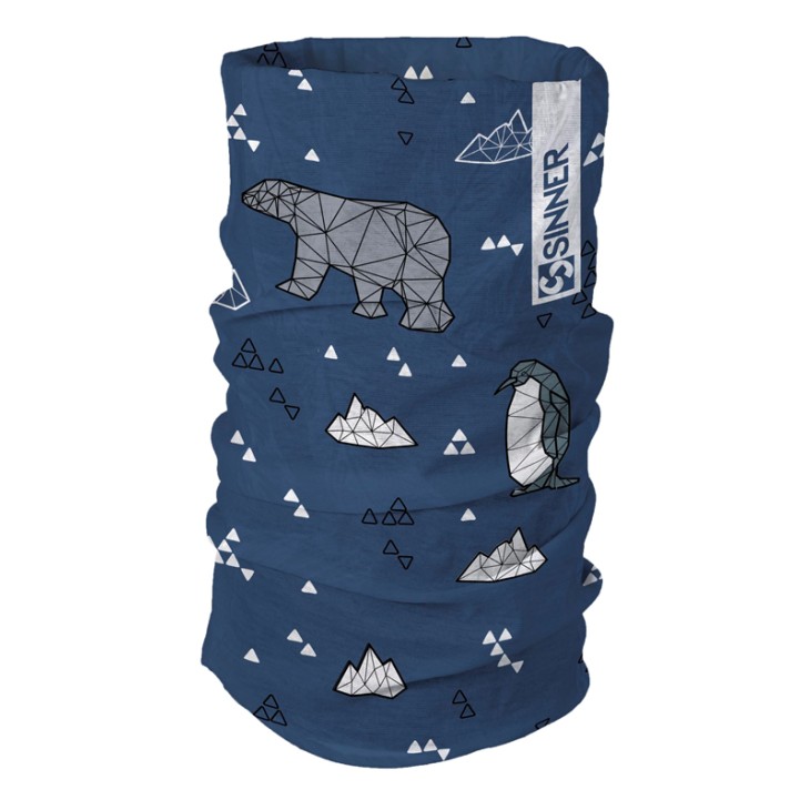 Kindermouw sinner blauw winter wonderland