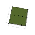 Tarp DD Hammocks 3x3 M für Bushcraft und Biwak; robust und leicht.