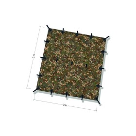 Tarp DD Hammocks 3x3 M MC Camouflage für Bushcraft und leichtes Biwak