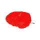 COUVRE-SELLE SADDLE COVER ROUGE A POIS