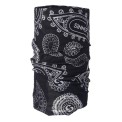 Sinner Zwarte Paisley mouw - Lichtgewicht stretch choker