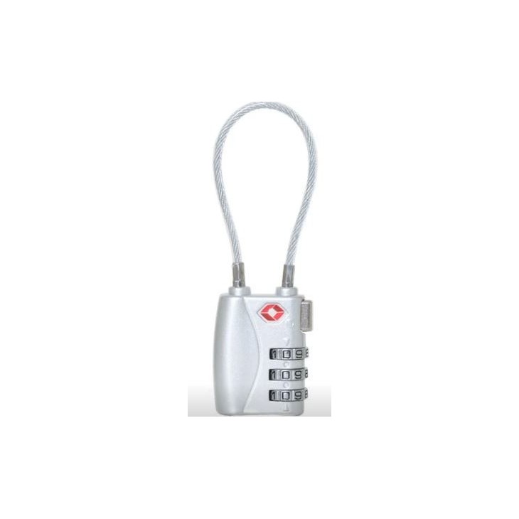 Kabel hangslot 3 cijferig slot TSA - Travel Safe - Hangsloten kopen