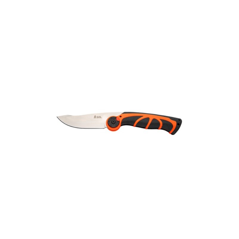 Couteau et scie pivotant SOL ; scie couteau pour bushcraft et outdoor