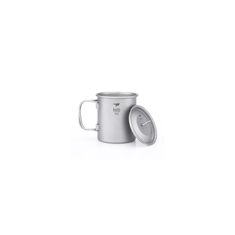 Mug Titanium en titane  de Keith - Tasse en titane légère et robuste