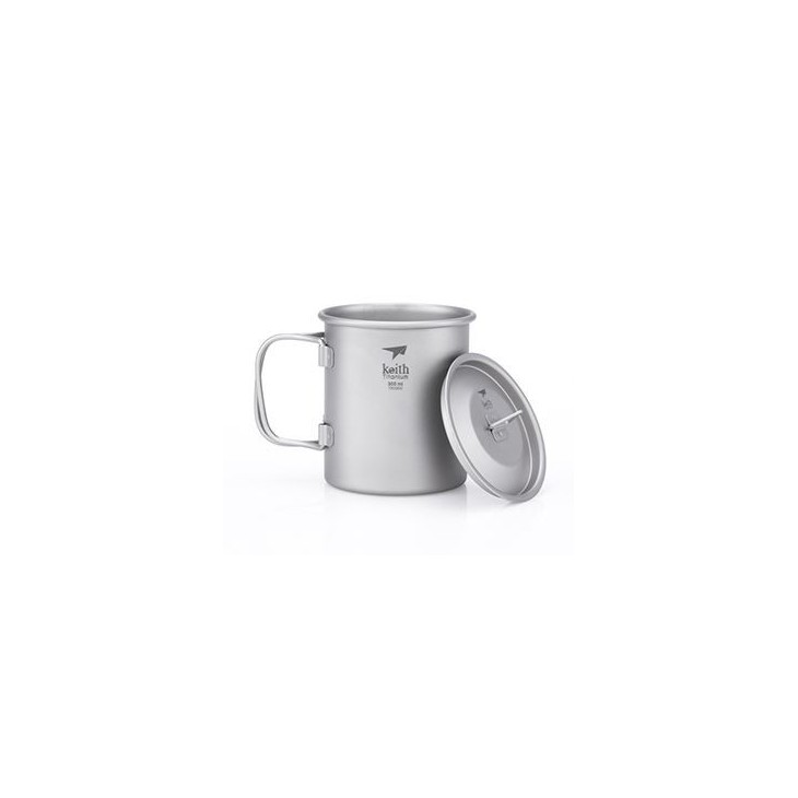 Mug Titanium en titane  de Keith - Tasse en titane légère et robuste