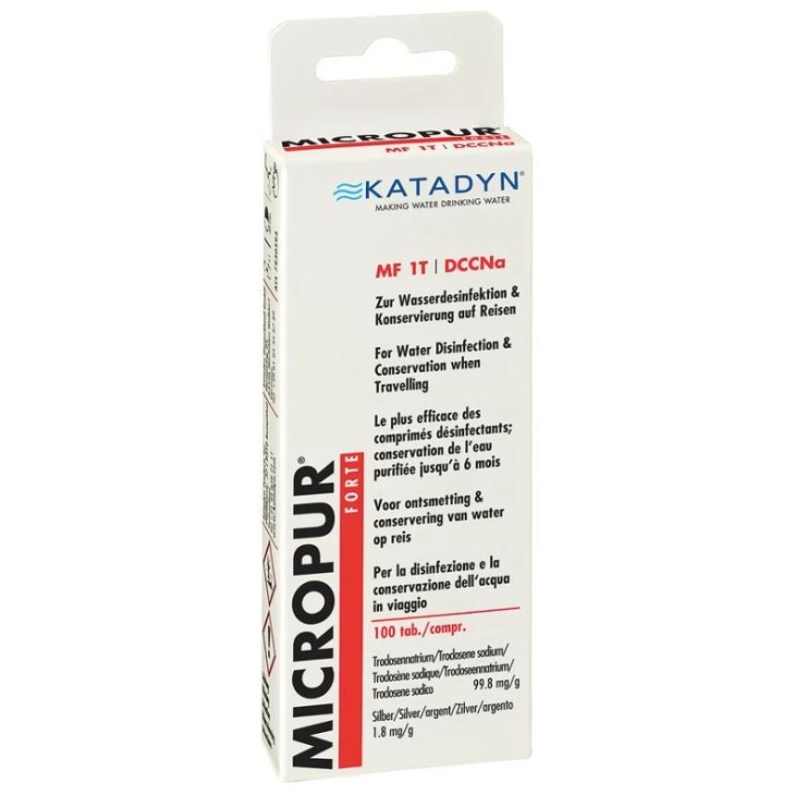 Micropur Forte 100 zuiveringstablet