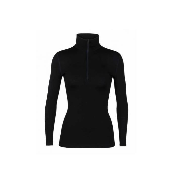 Dames-T-shirt 260 Zone LS 1/2 Zip van Merinoswol Icebreaker