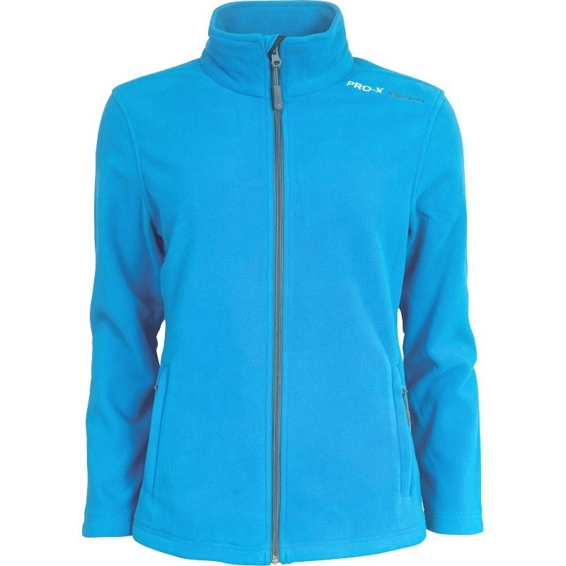 Dames fleecejack Pro-X Paula. Lichtgewicht wandelfleece met ritssluiting