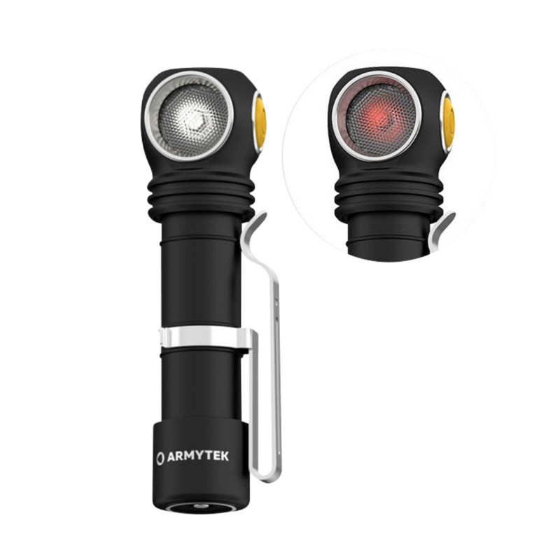 Armytek Wizard C2 WR Magnet USB-hoofdlamp - Rode modus 230 lm