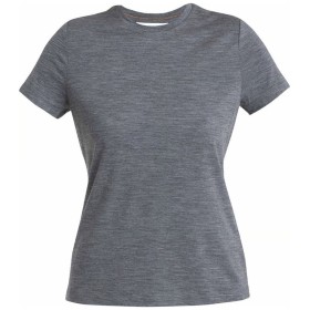 T-Shirt Frau Icebreaker Merino 150 Tech Lite II SS Tee Grau