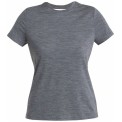 T-Shirt Frau Icebreaker Merino 150 Tech Lite II SS Tee Grau