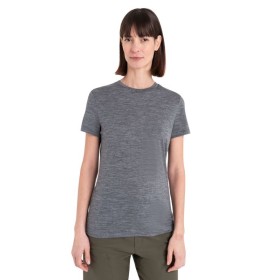 T-Shirt Frau Icebreaker Merino 150 Tech Lite II SS Tee Grau