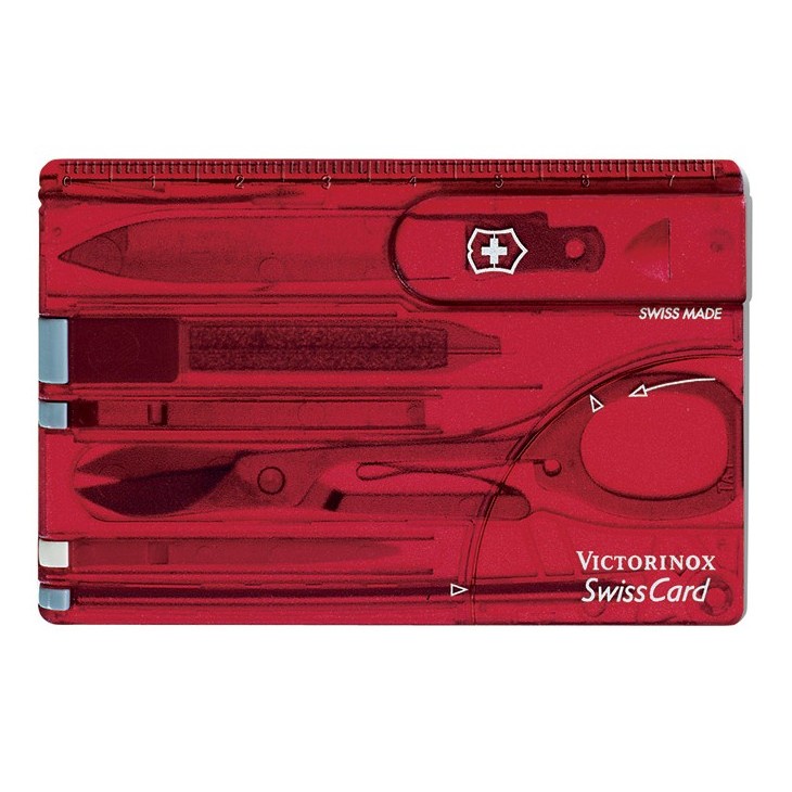 Multifunktionskarte Swisscard Victorinox Rubis - Kreditkarte